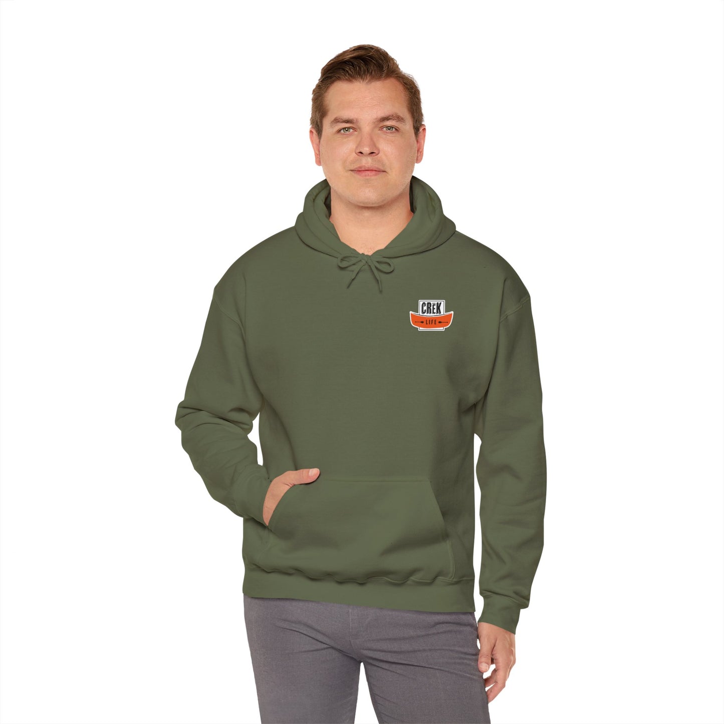 Breeches Unisex Heavy Blend Hooded Sweatshirt by Crēk Life (Gildan 18500)