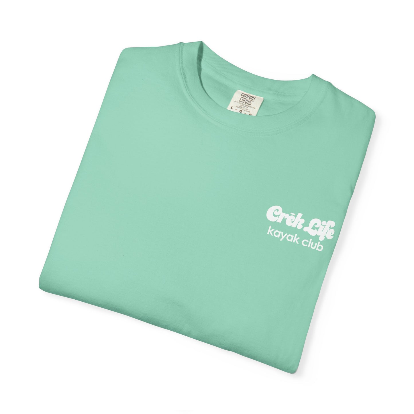 Crēk Life: Kayak Club Unisex Garment-Dyed T-shirt