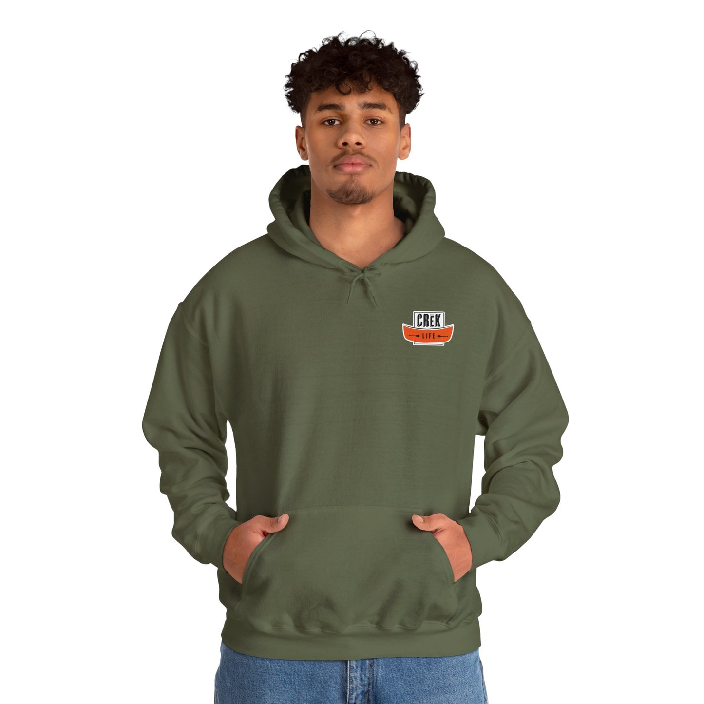 Breeches Unisex Heavy Blend Hooded Sweatshirt by Crēk Life (Gildan 18500)