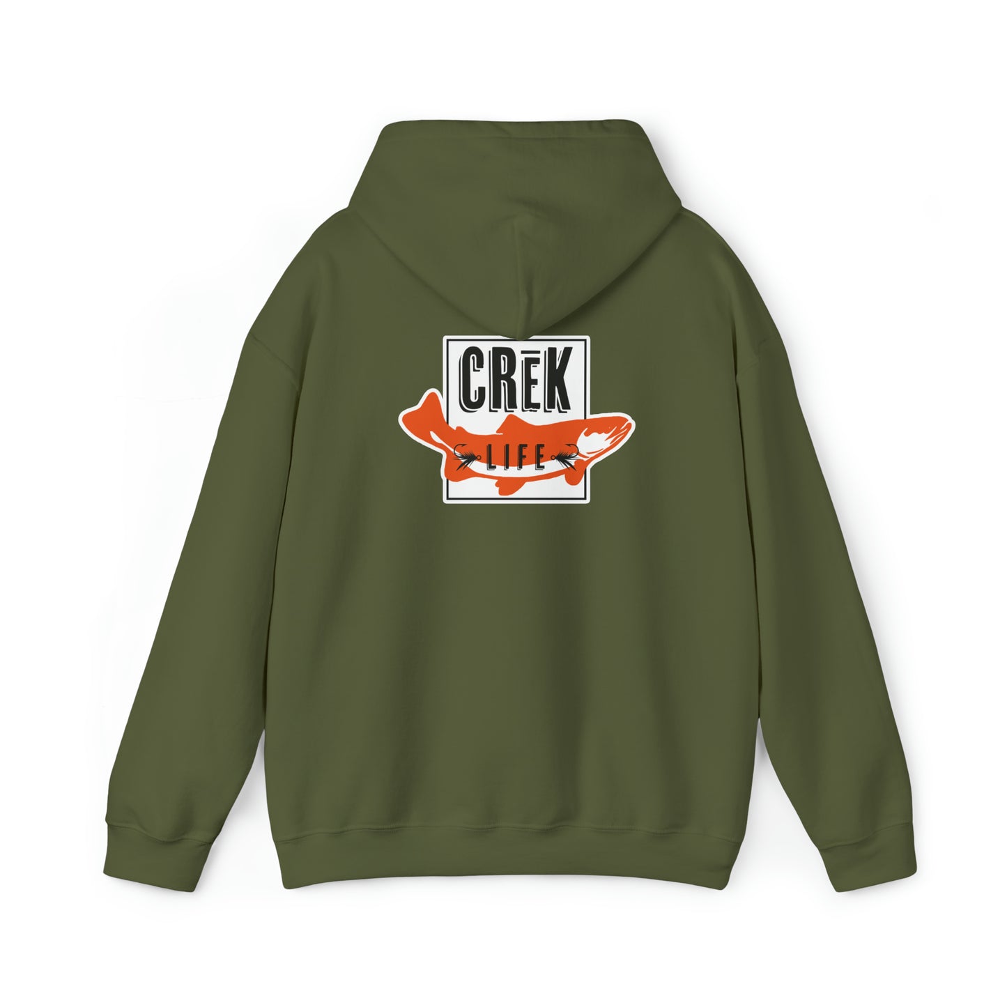 Crēk Life Fishing Club Unisex Heavy Blend Hooded Sweatshirt