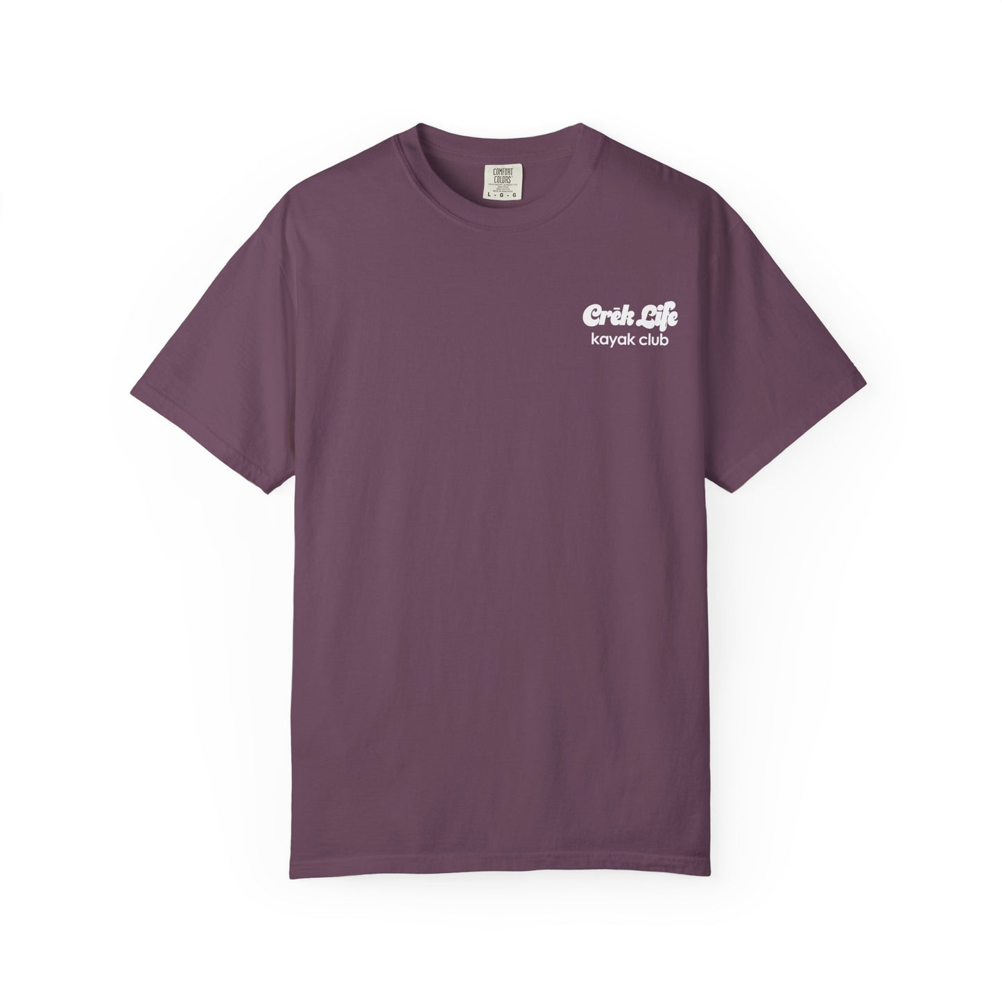 Crēk Life: Kayak Club Unisex Garment-Dyed T-shirt