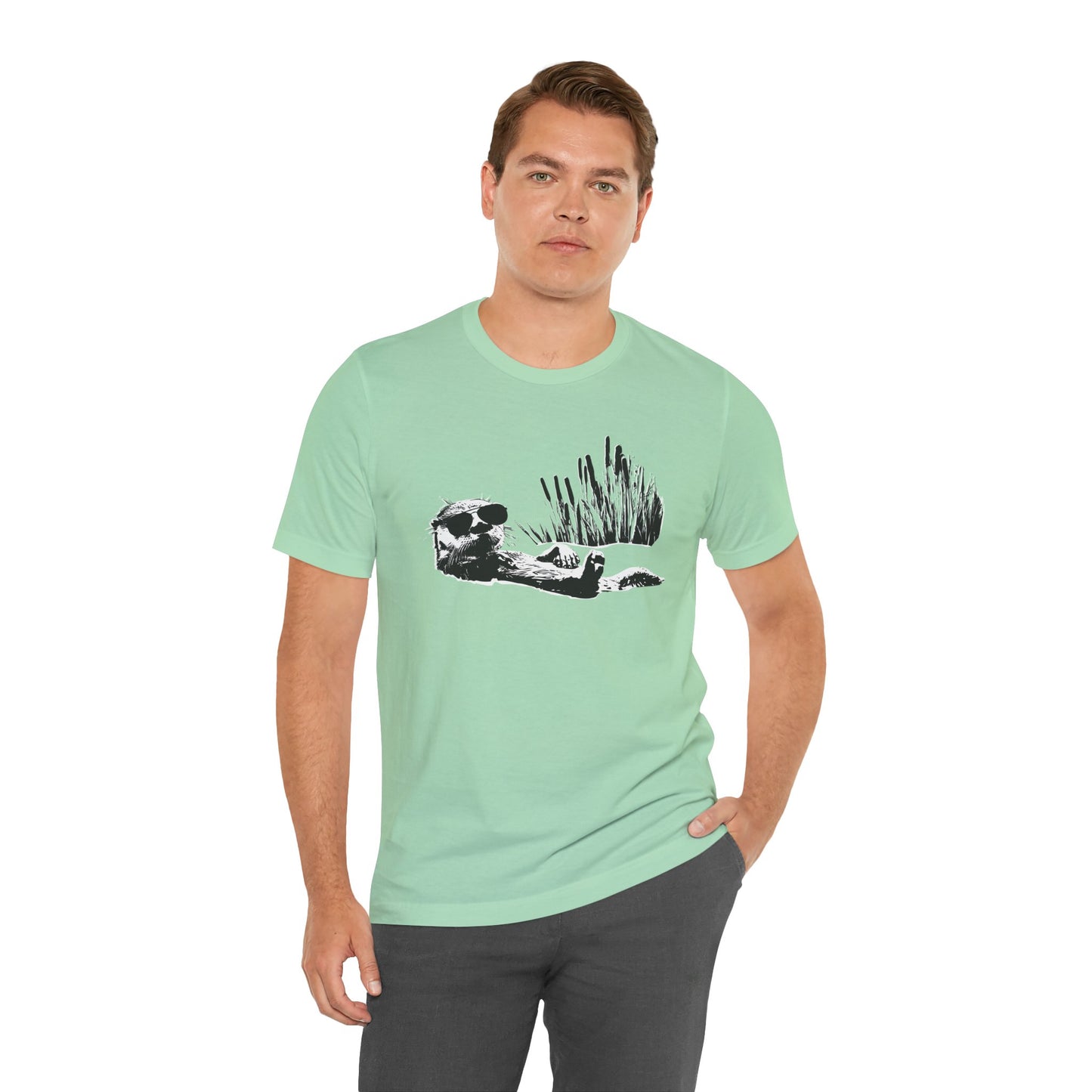 Otter Vibes: Unisex Bell+Canvas T-Shirt by Crēk Life