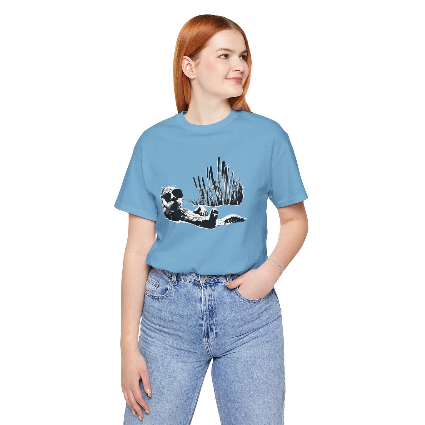 Otter Vibes: Unisex Bell+Canvas T-Shirt by Crēk Life
