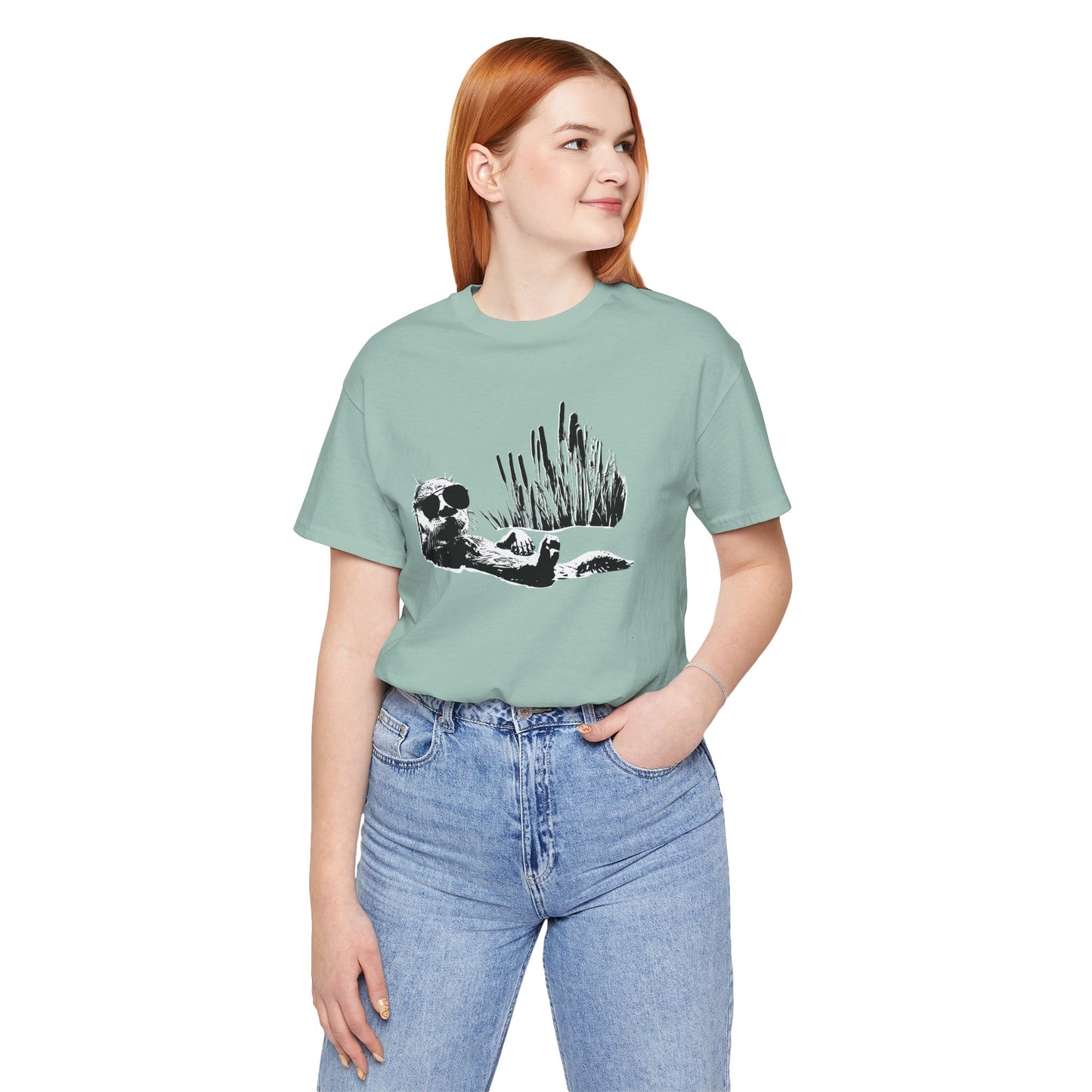 Otter Vibes: Unisex Bell+Canvas T-Shirt by Crēk Life