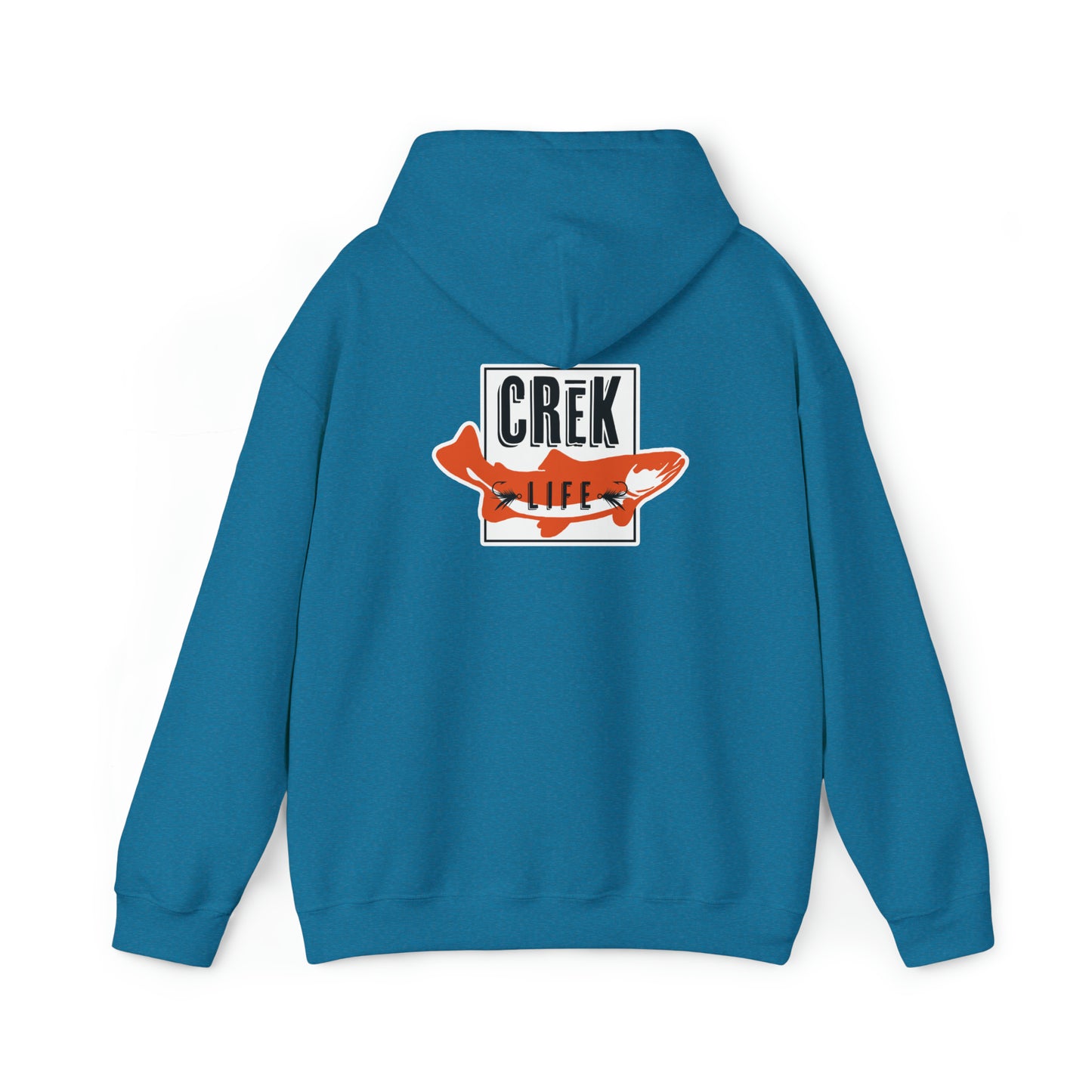 Crēk Life Fishing Club Unisex Heavy Blend Hooded Sweatshirt