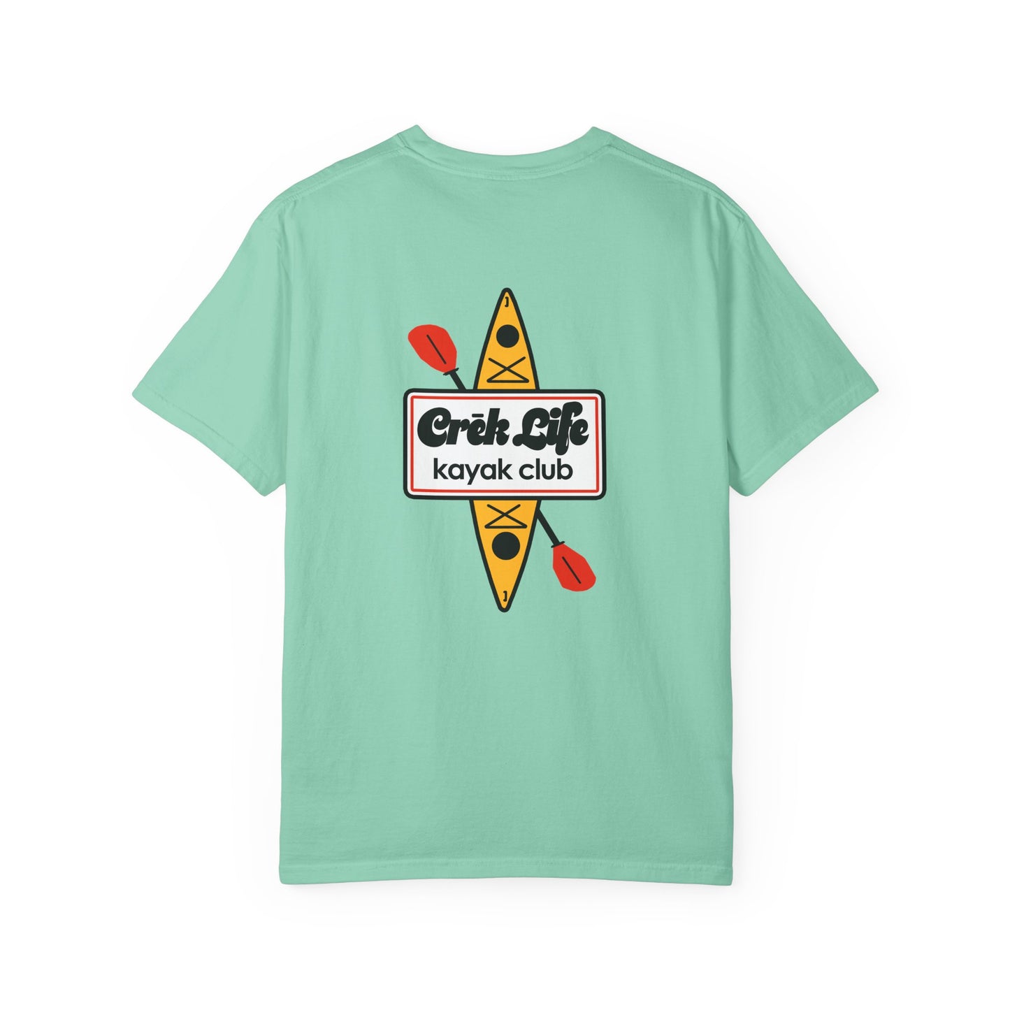 Crēk Life: Kayak Club Unisex Garment-Dyed T-shirt