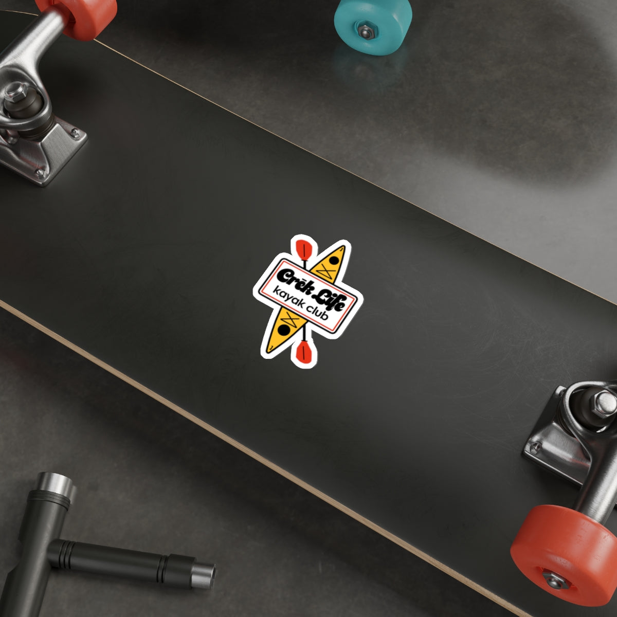 Crēk Life Kayak Club Vinyl Die-Cut Sticker