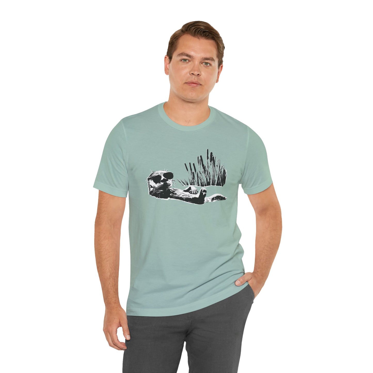 Otter Vibes: Unisex Bell+Canvas T-Shirt by Crēk Life