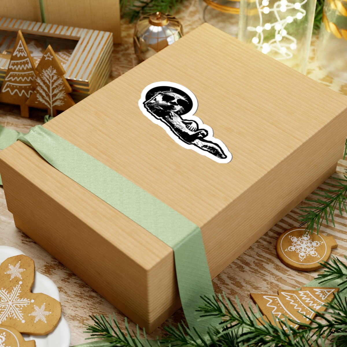 Otter Vibes Vinyl Sticker