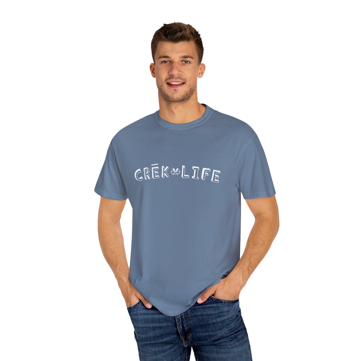 Crēk Life: Weekend Office Unisex Garment-Dyed T-shirt