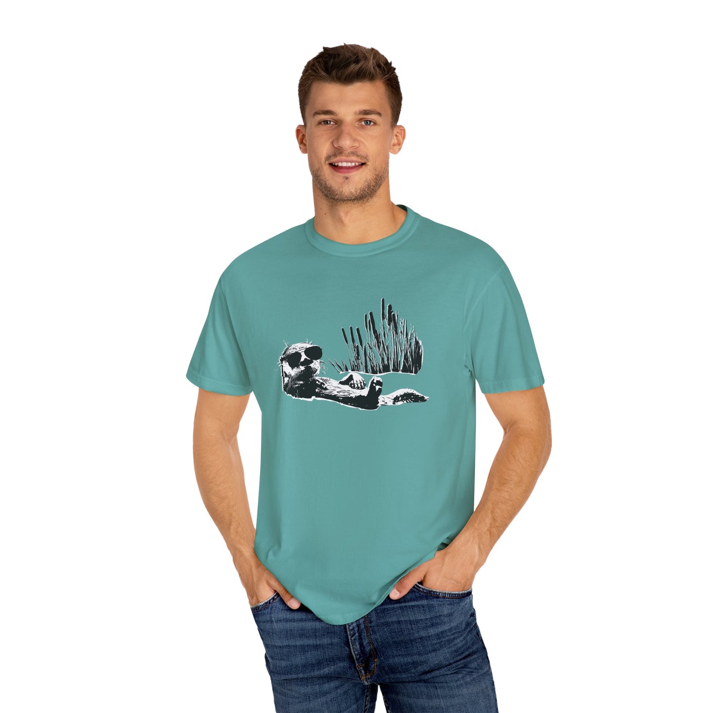 Otter Vibes: Unisex Comfort Colors T-Shirt by Crēk Life