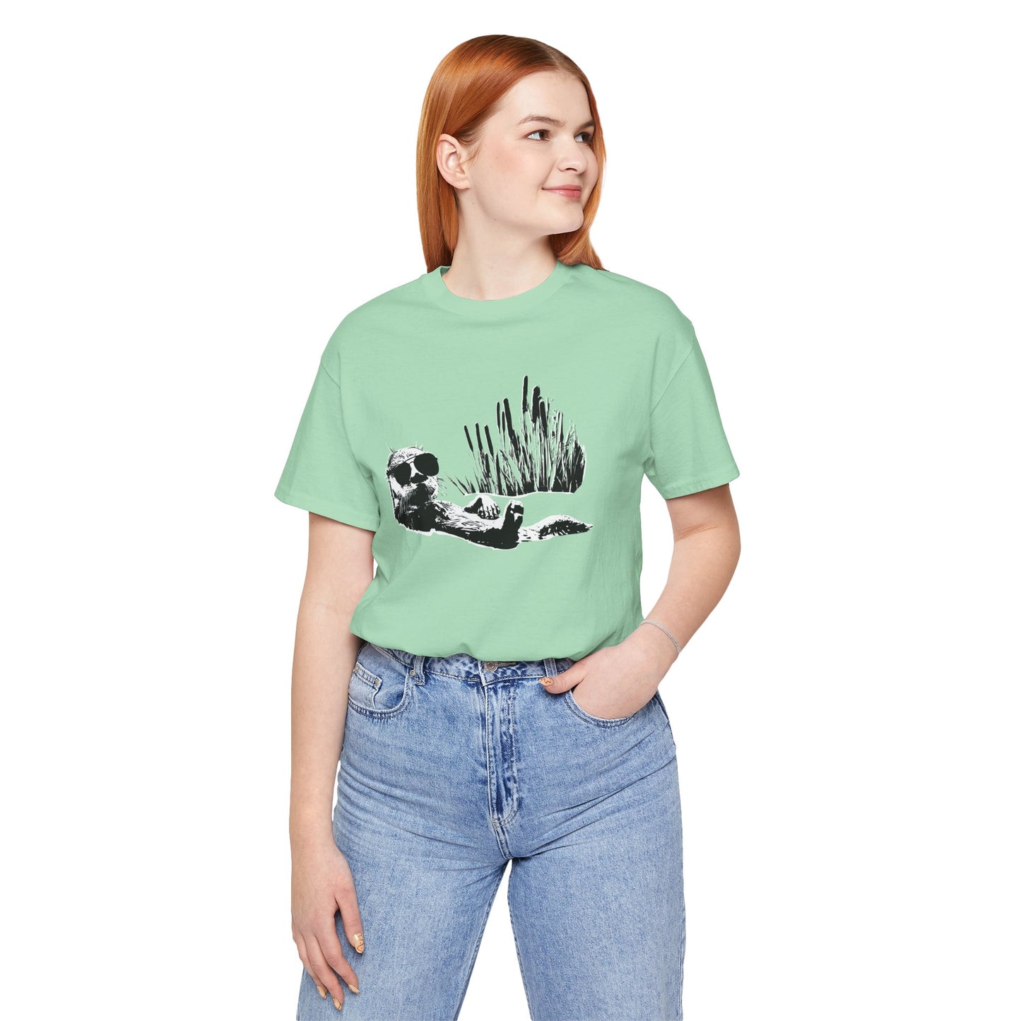 Otter Vibes: Unisex Bell+Canvas T-Shirt by Crēk Life