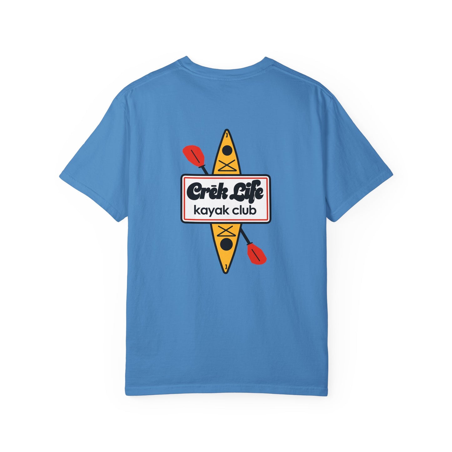 Crēk Life: Kayak Club Unisex Garment-Dyed T-shirt