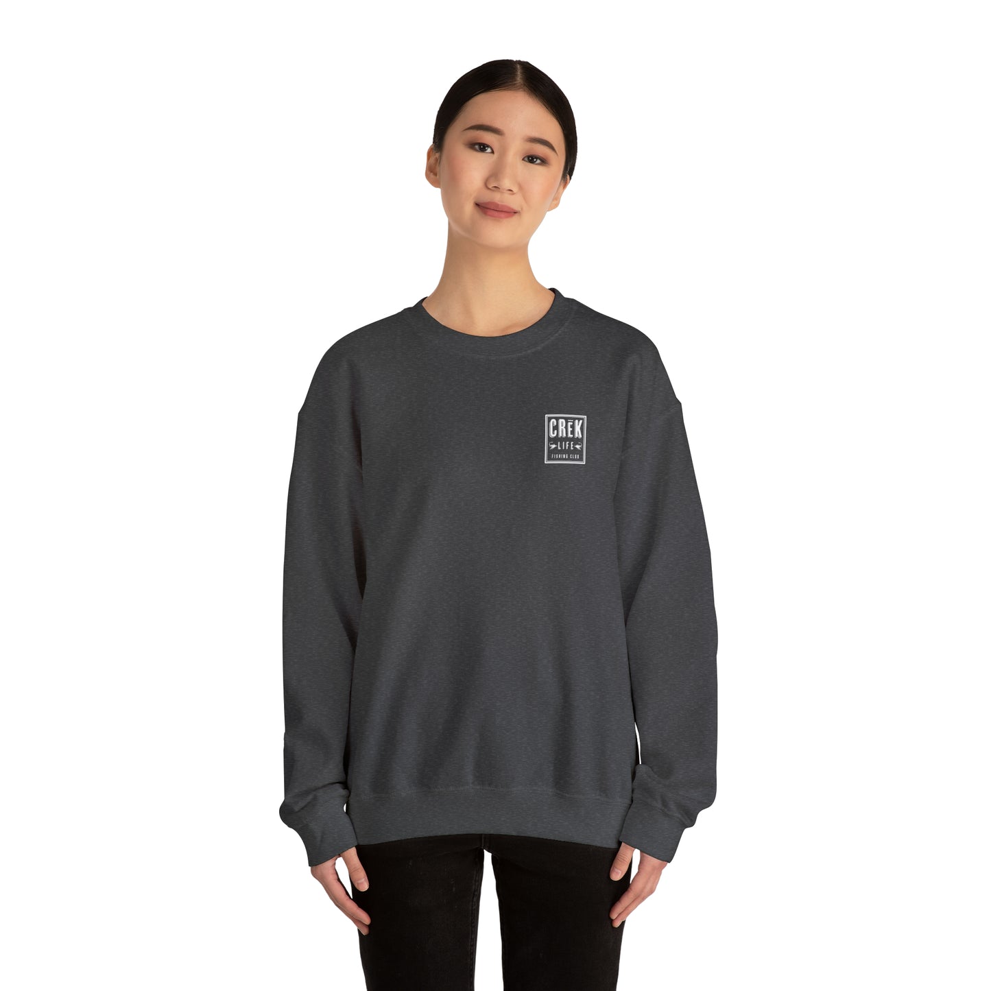 Crēk Life Fishing Club Unisex Heavy Blend™ Crewneck Sweatshirt