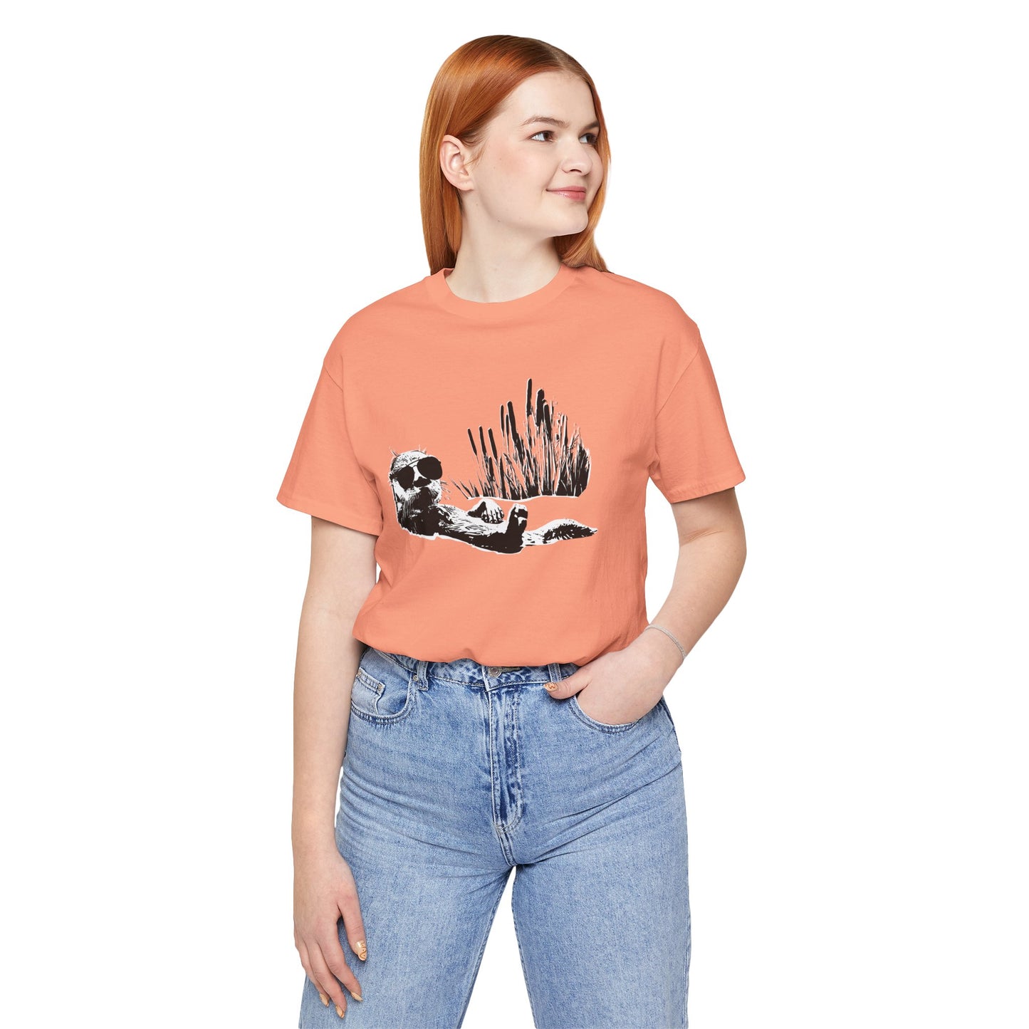 Otter Vibes: Unisex Bell+Canvas T-Shirt by Crēk Life
