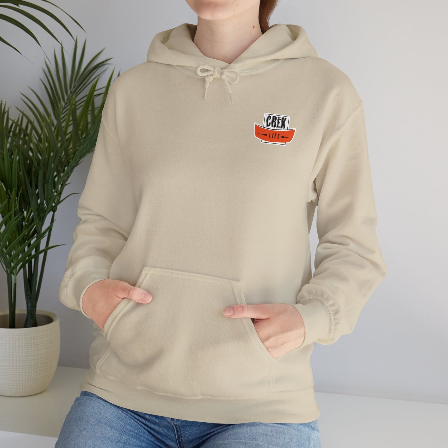 Breeches Unisex Heavy Blend Hooded Sweatshirt by Crēk Life (Gildan 18500)