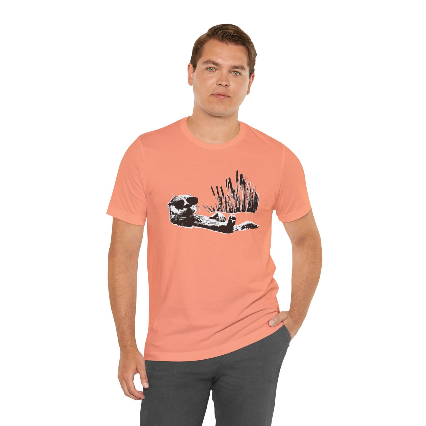 Otter Vibes: Unisex Bell+Canvas T-Shirt by Crēk Life