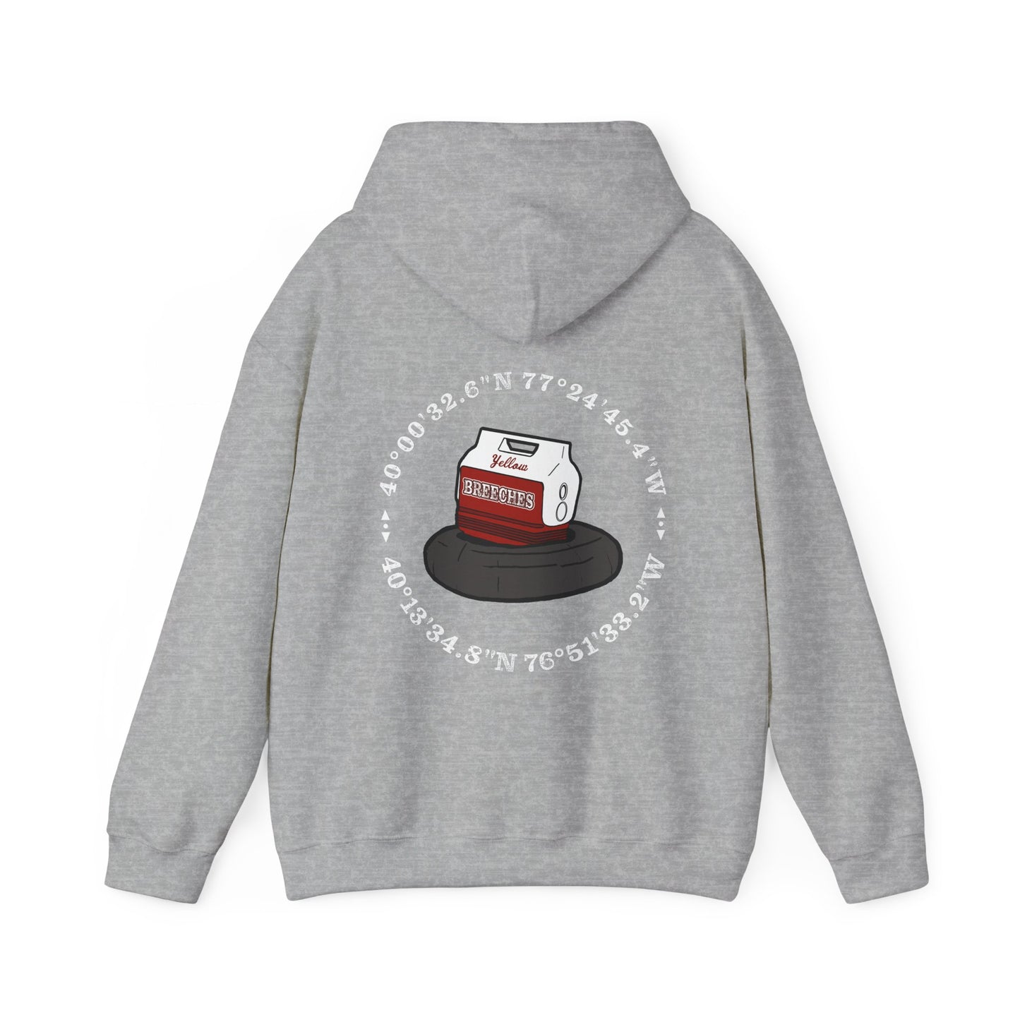 Breeches Unisex Heavy Blend Hooded Sweatshirt by Crēk Life (Gildan 18500)