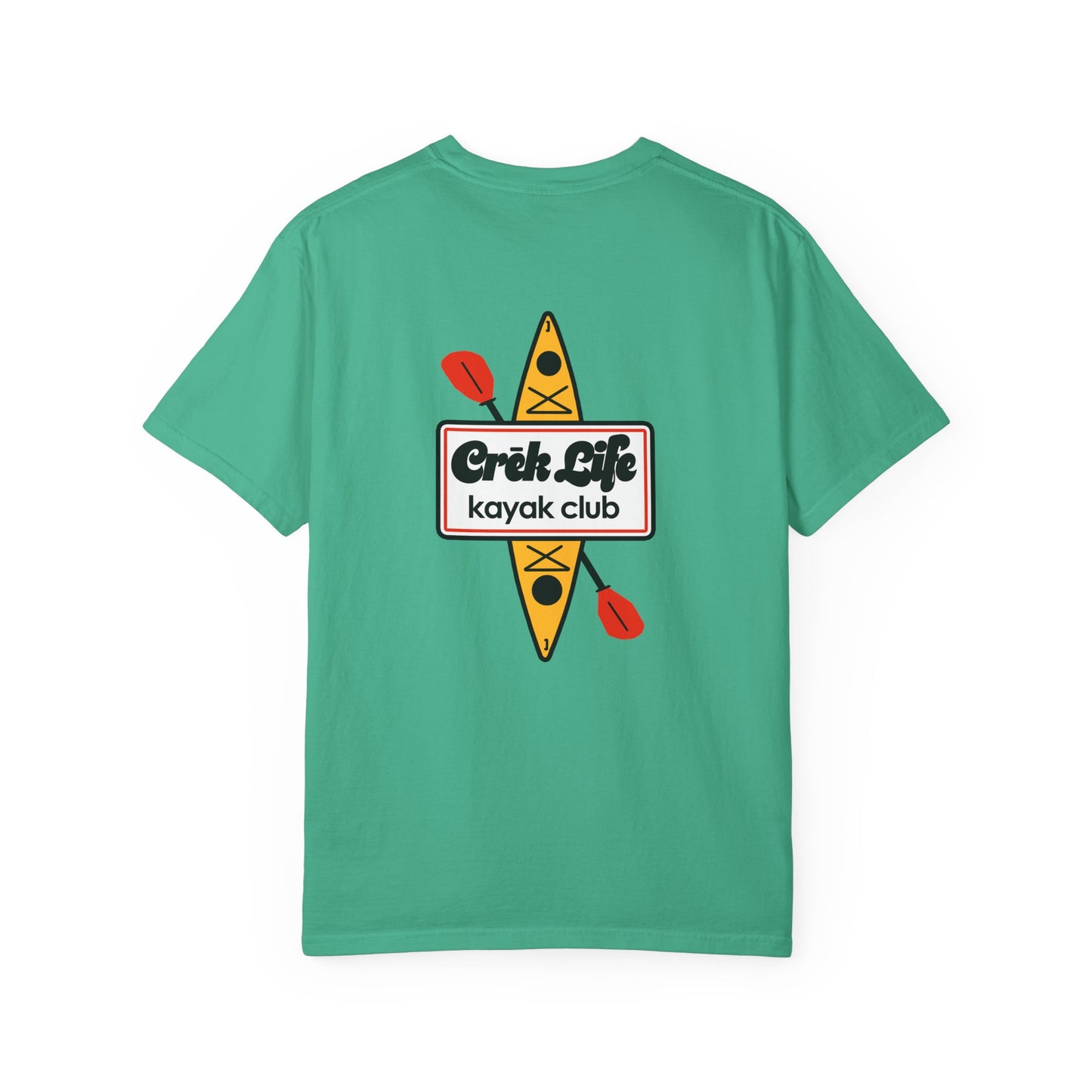 Crēk Life: Kayak Club Unisex Garment-Dyed T-shirt