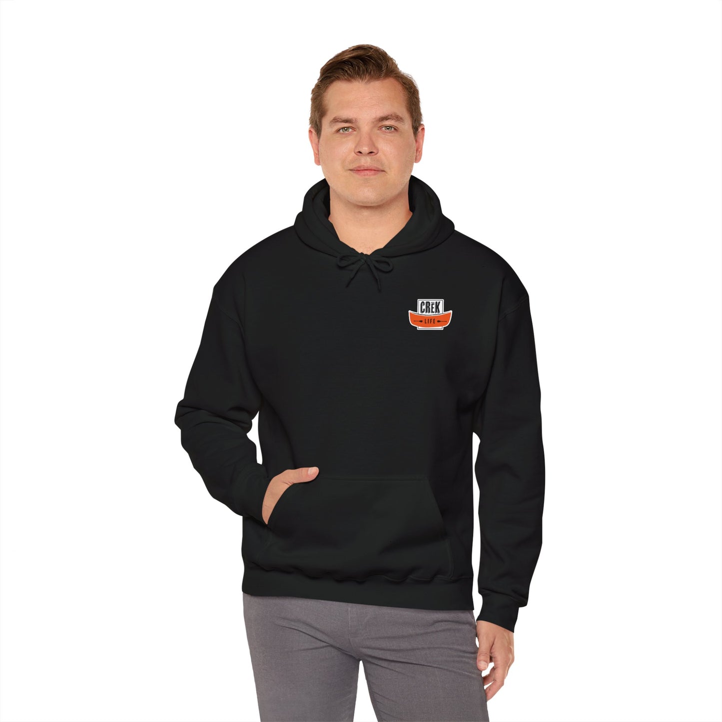 Breeches Unisex Heavy Blend Hooded Sweatshirt by Crēk Life (Gildan 18500)