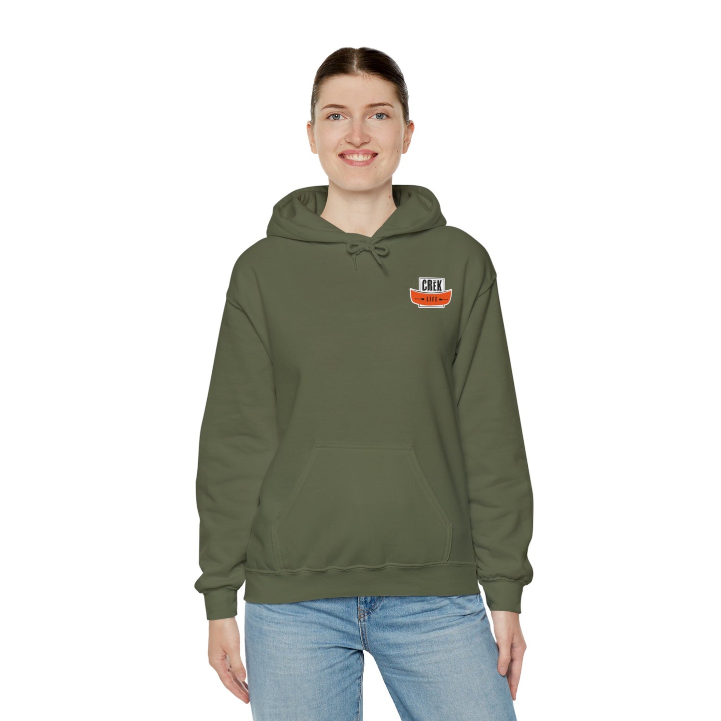 Breeches Unisex Heavy Blend Hooded Sweatshirt by Crēk Life (Gildan 18500)