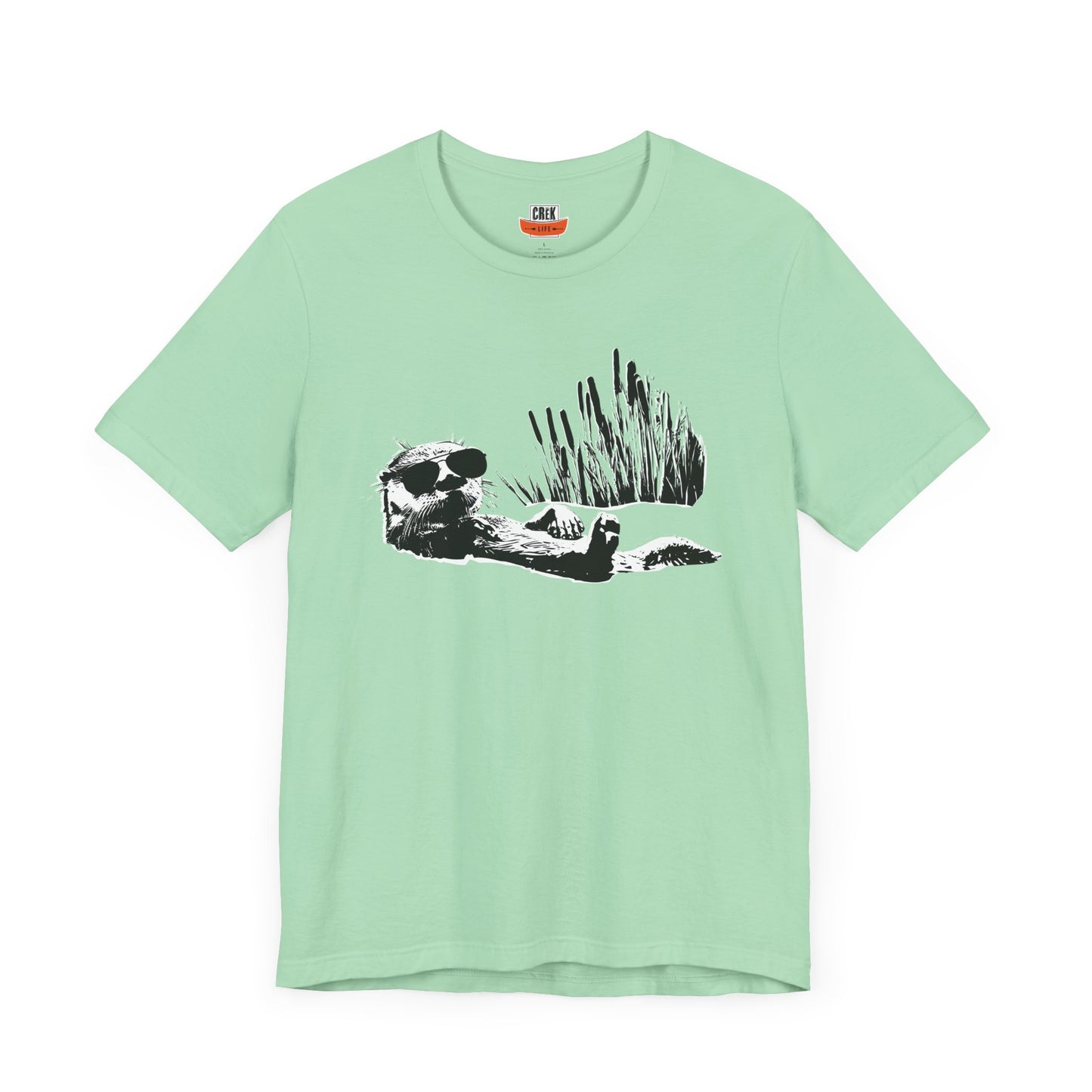 Otter Vibes: Unisex Bell+Canvas T-Shirt by Crēk Life