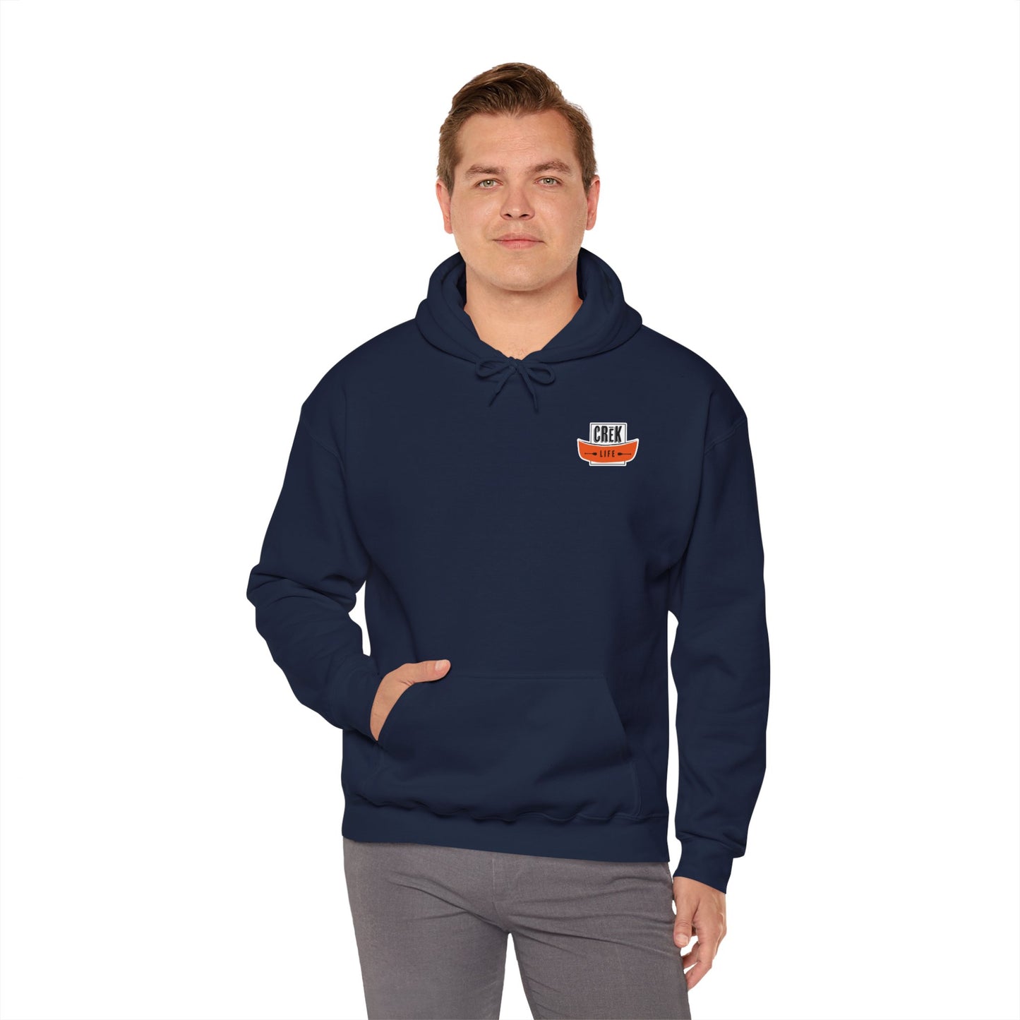 Breeches Unisex Heavy Blend Hooded Sweatshirt by Crēk Life (Gildan 18500)