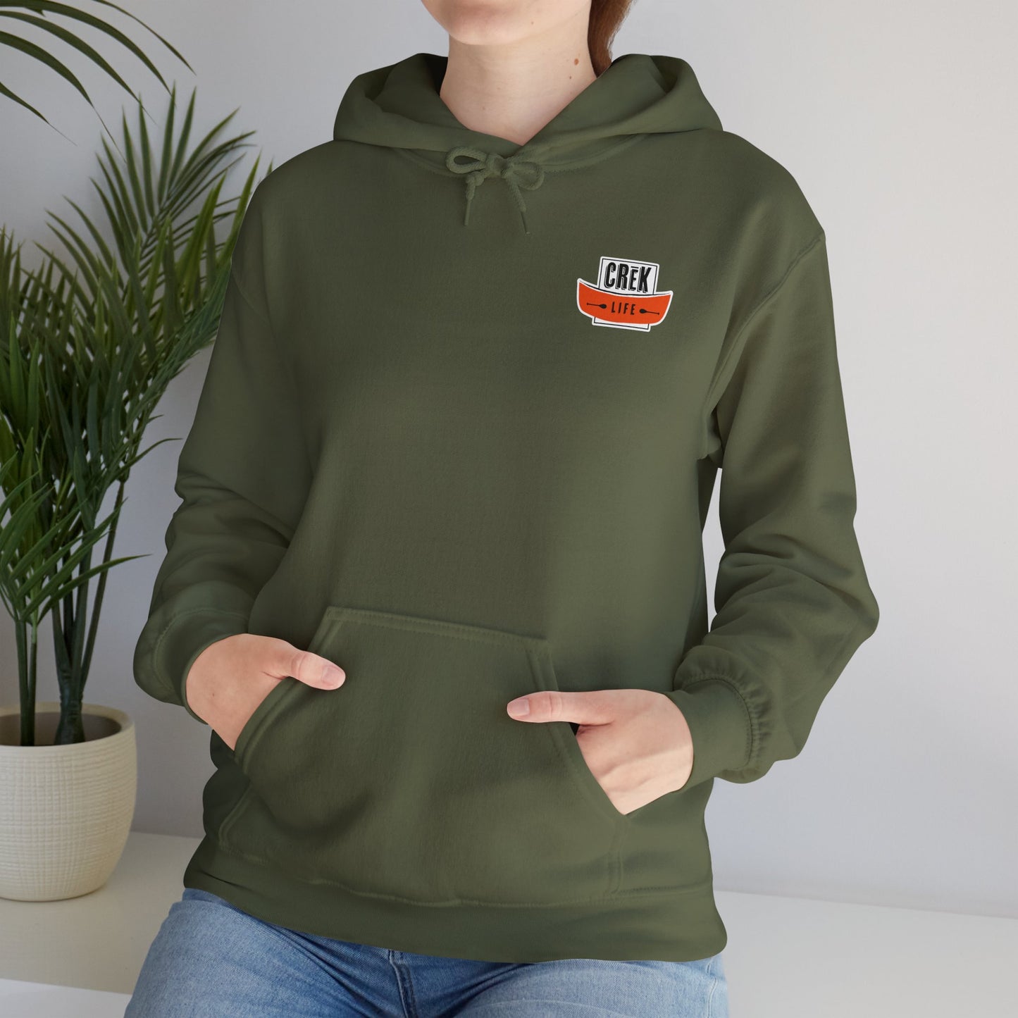 Breeches Unisex Heavy Blend Hooded Sweatshirt by Crēk Life (Gildan 18500)