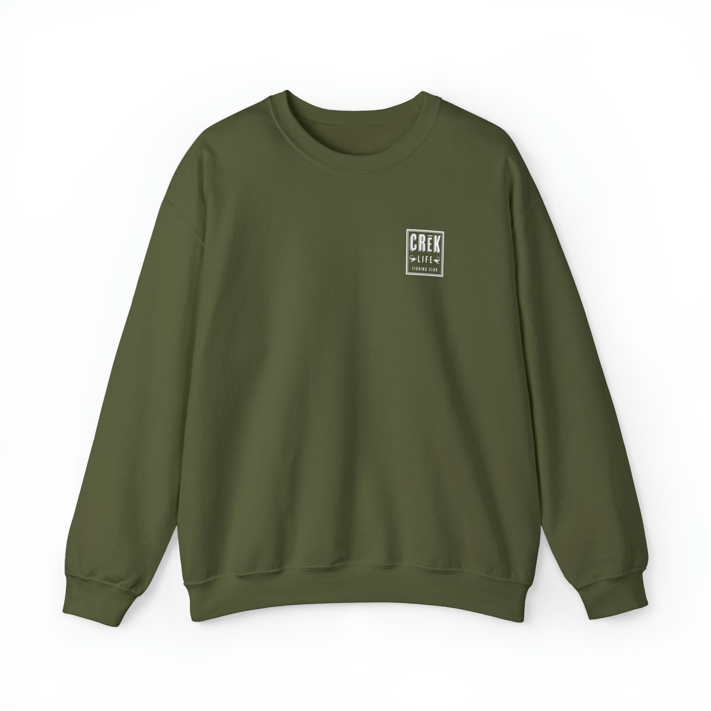 Crēk Life Fishing Club Unisex Heavy Blend™ Crewneck Sweatshirt