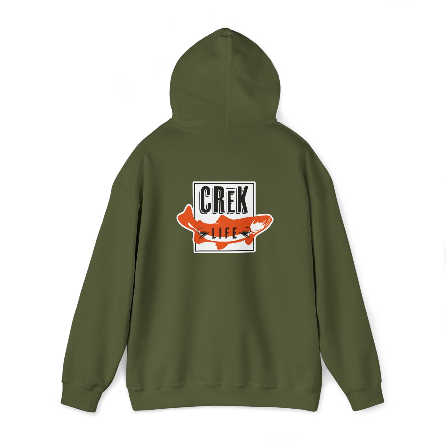 Crēk Life Fishing Club Unisex Heavy Blend Hooded Sweatshirt