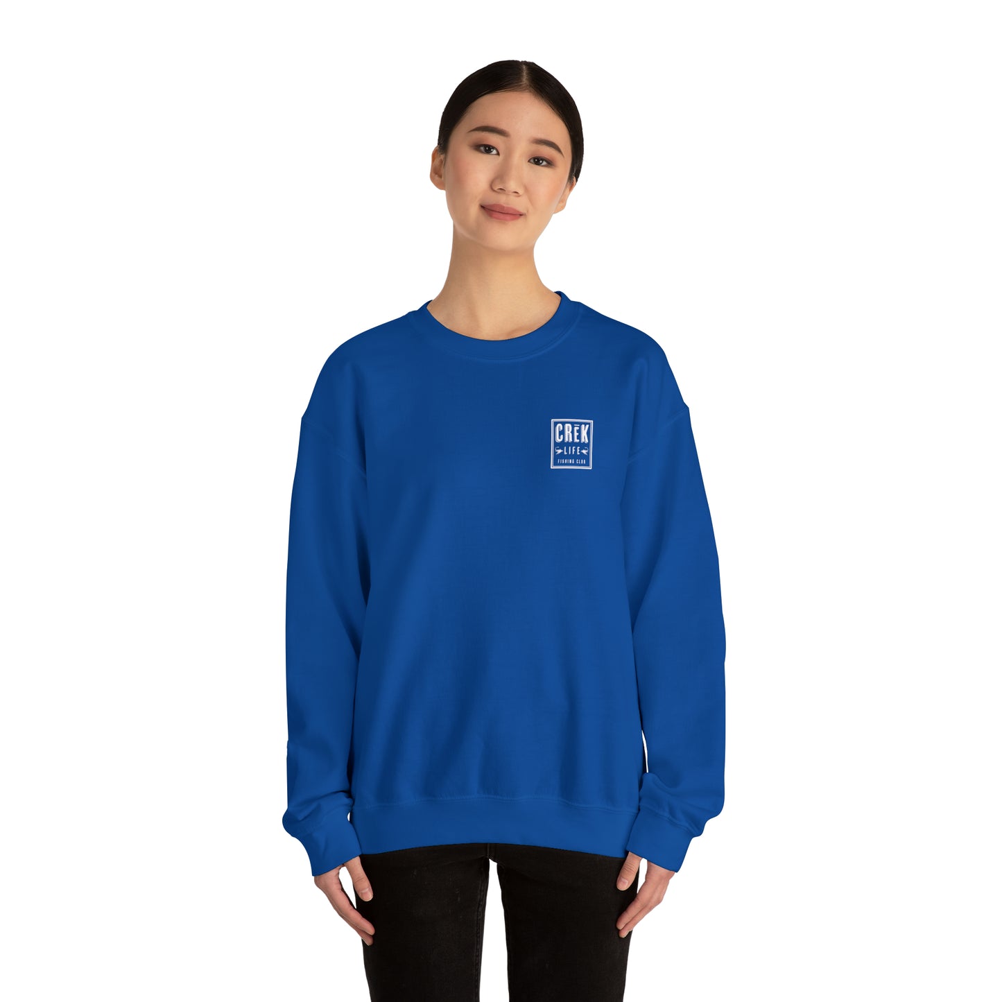 Crēk Life Fishing Club Unisex Heavy Blend™ Crewneck Sweatshirt