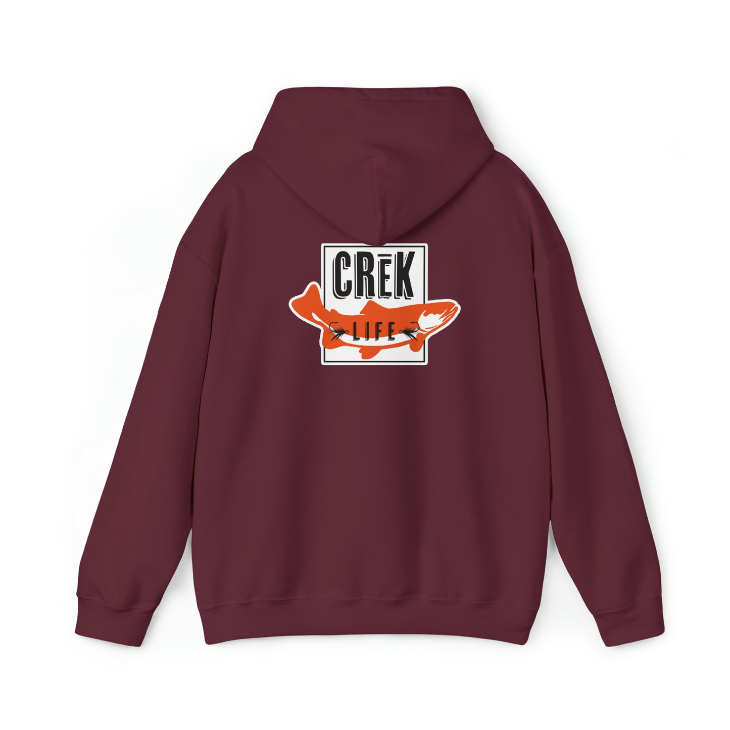 Crēk Life Fishing Club Unisex Heavy Blend Hooded Sweatshirt