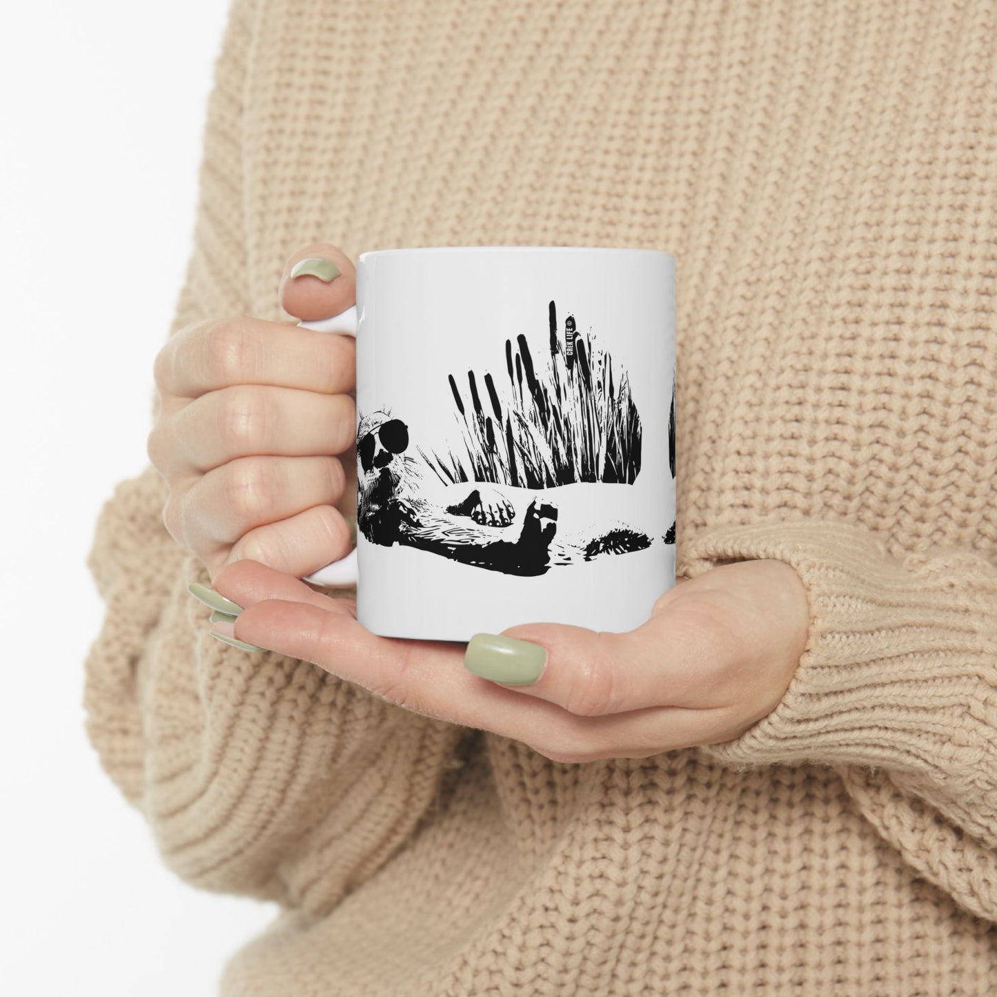 Otter Vibes Ceramic Mug