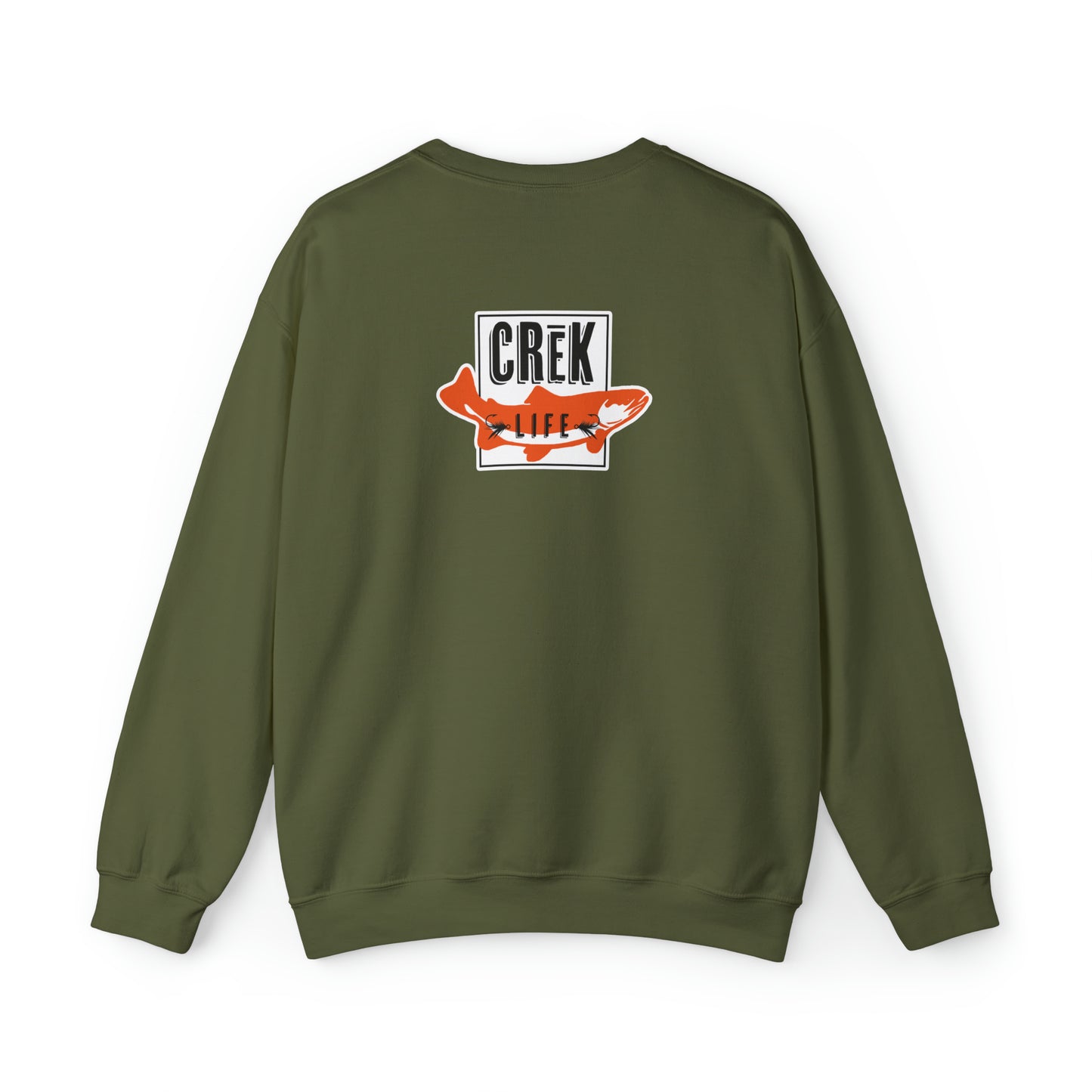 Crēk Life Fishing Club Unisex Heavy Blend™ Crewneck Sweatshirt