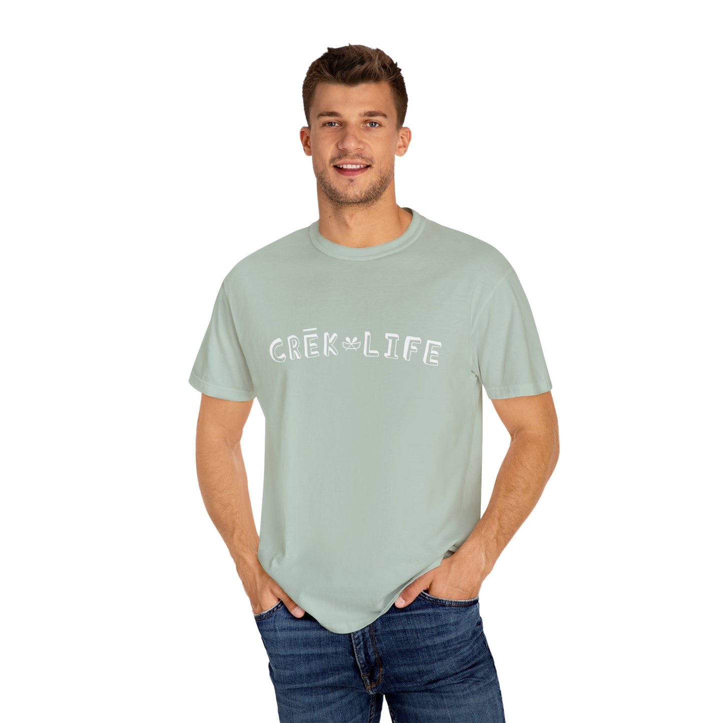 Crēk Life: Weekend Office Unisex Garment-Dyed T-shirt