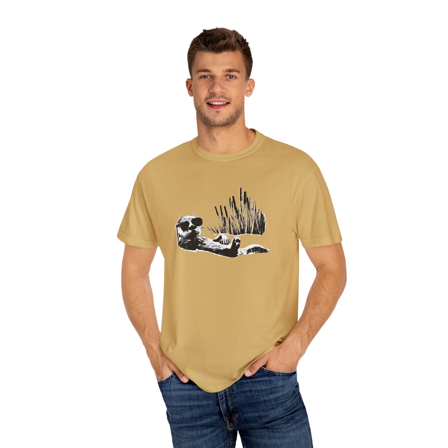 Otter Vibes: Unisex Comfort Colors T-Shirt by Crēk Life