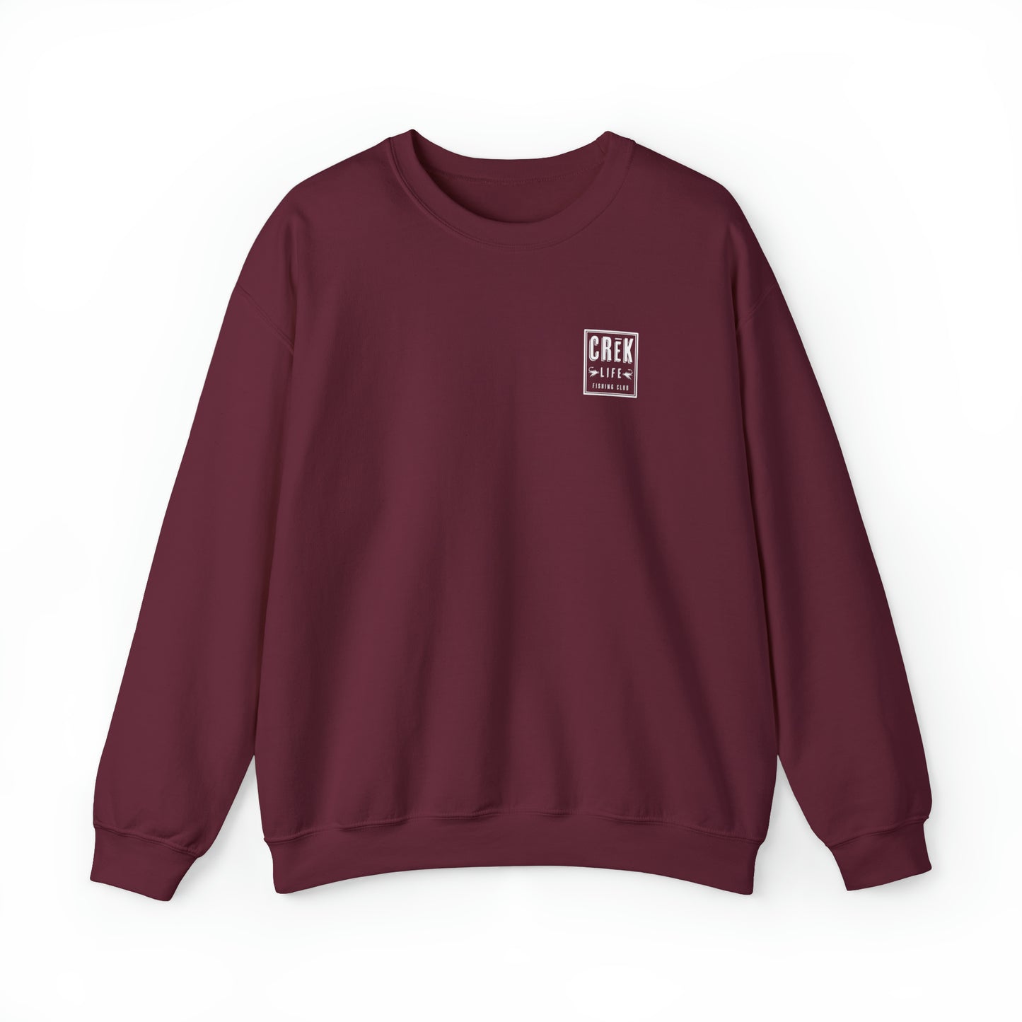 Crēk Life Fishing Club Unisex Heavy Blend™ Crewneck Sweatshirt