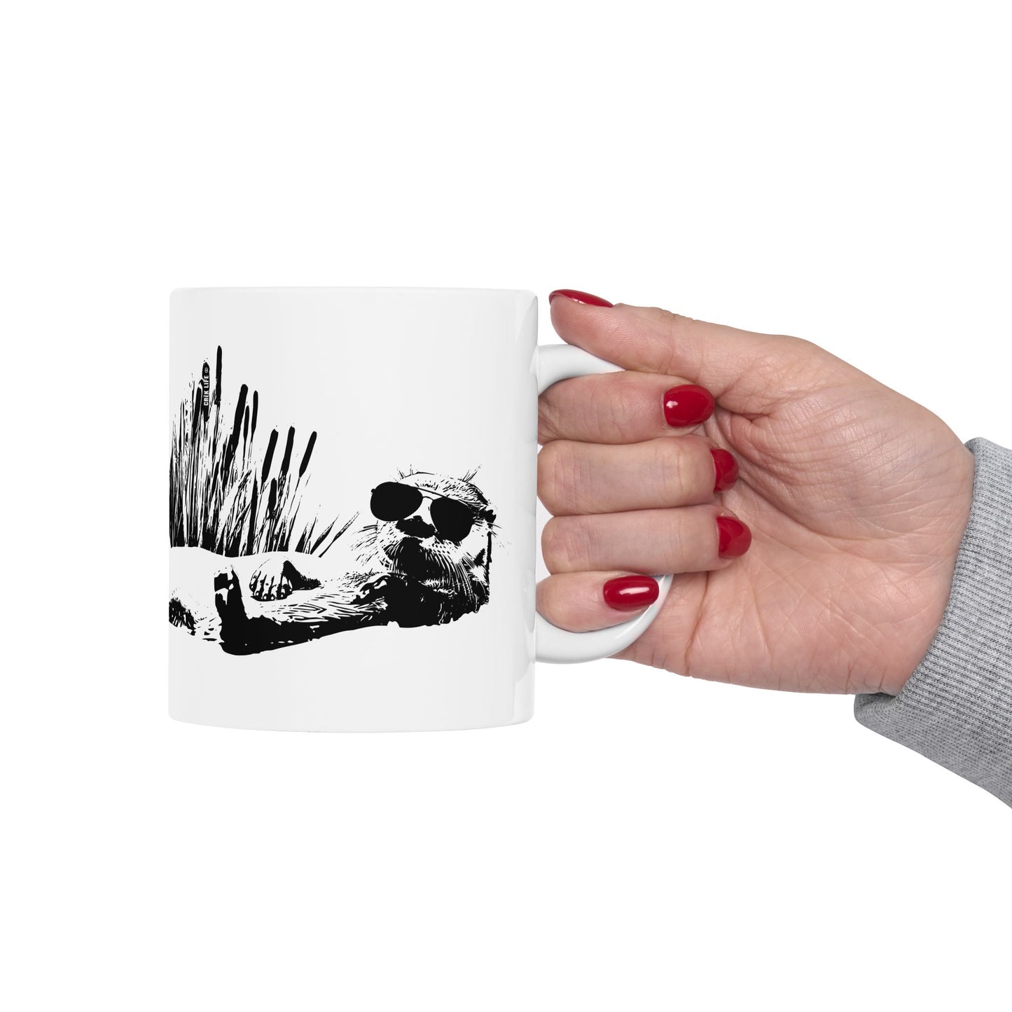 Otter Vibes Ceramic Mug