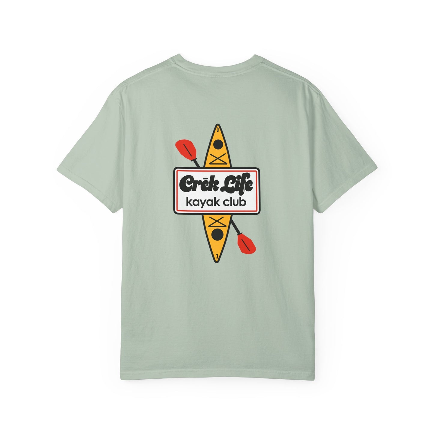 Crēk Life: Kayak Club Unisex Garment-Dyed T-shirt
