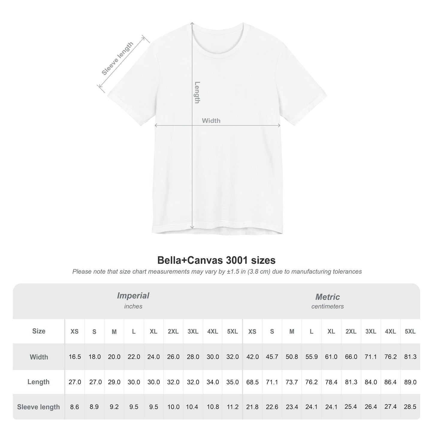 Conodoguinet Jersey Tee: Unisex Bella Canvas Short Sleeve Tee