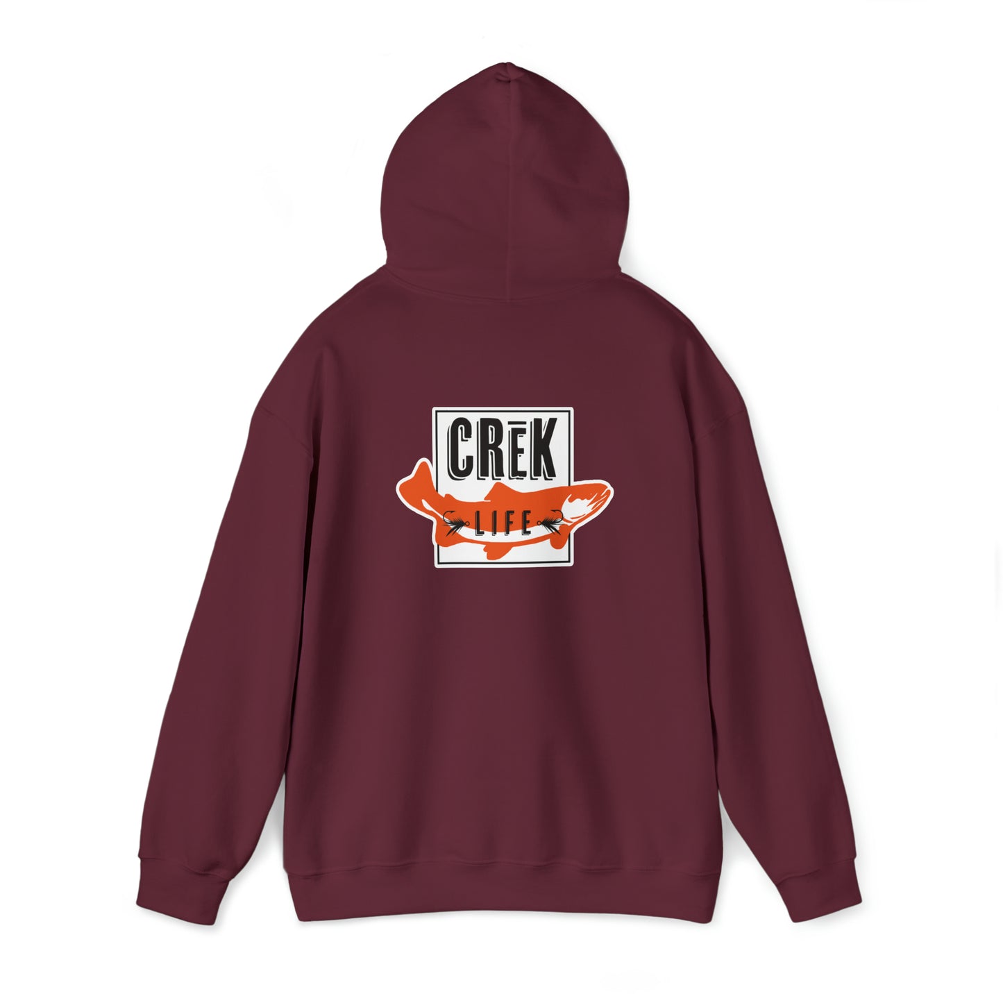 Crēk Life Fishing Club Unisex Heavy Blend Hooded Sweatshirt