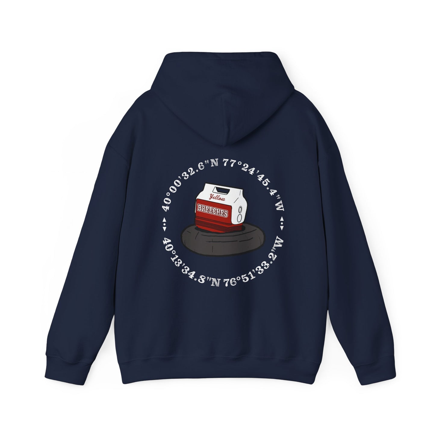 Breeches Unisex Heavy Blend Hooded Sweatshirt by Crēk Life (Gildan 18500)