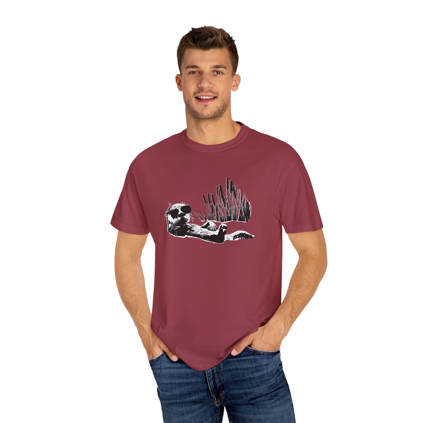 Otter Vibes: Unisex Comfort Colors T-Shirt by Crēk Life