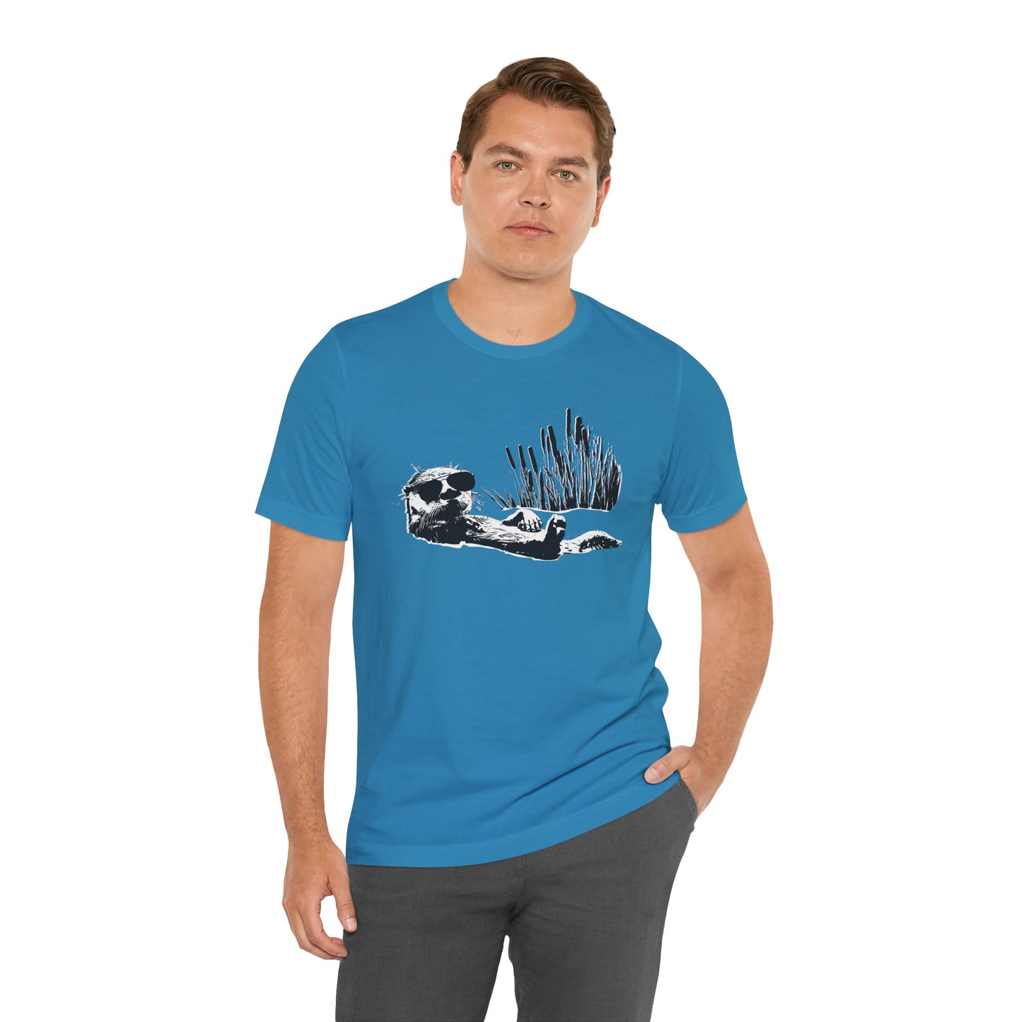 Otter Vibes: Unisex Bell+Canvas T-Shirt by Crēk Life