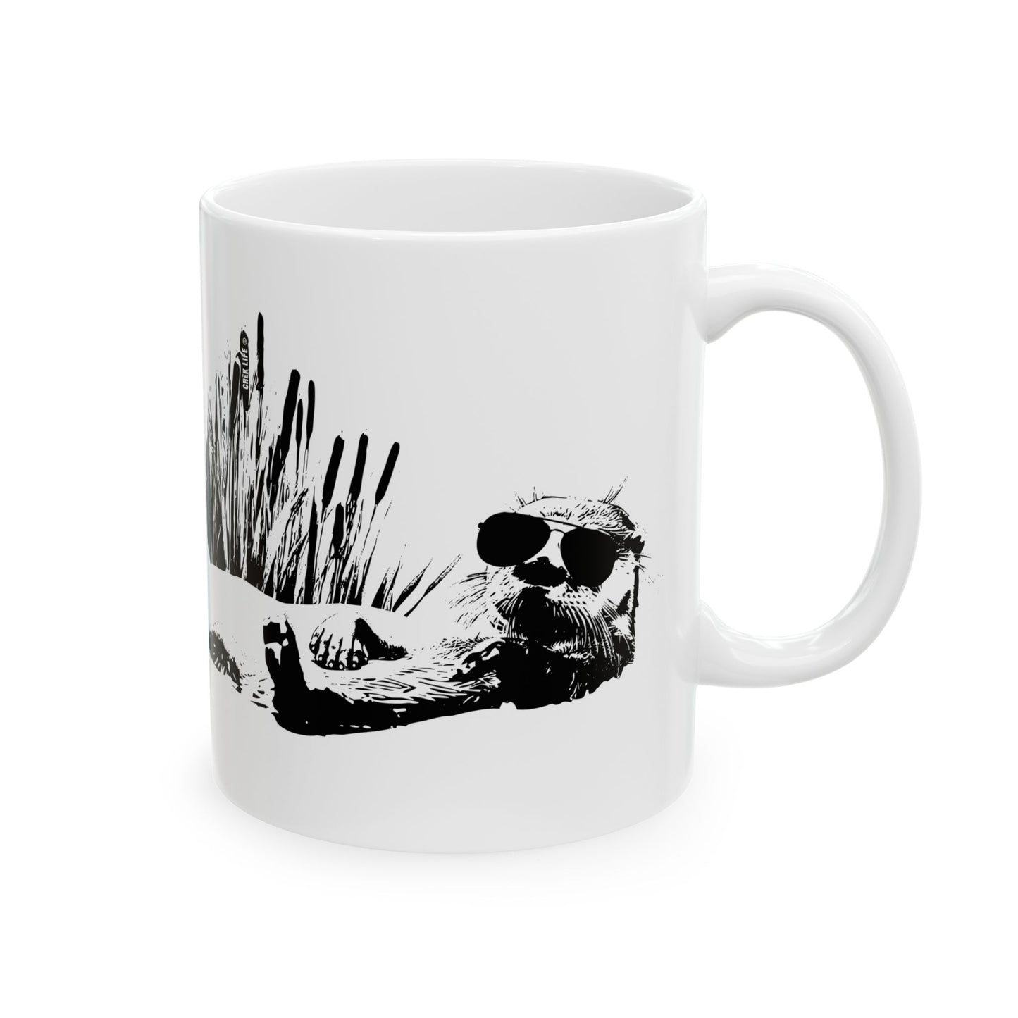 Otter Vibes Ceramic Mug