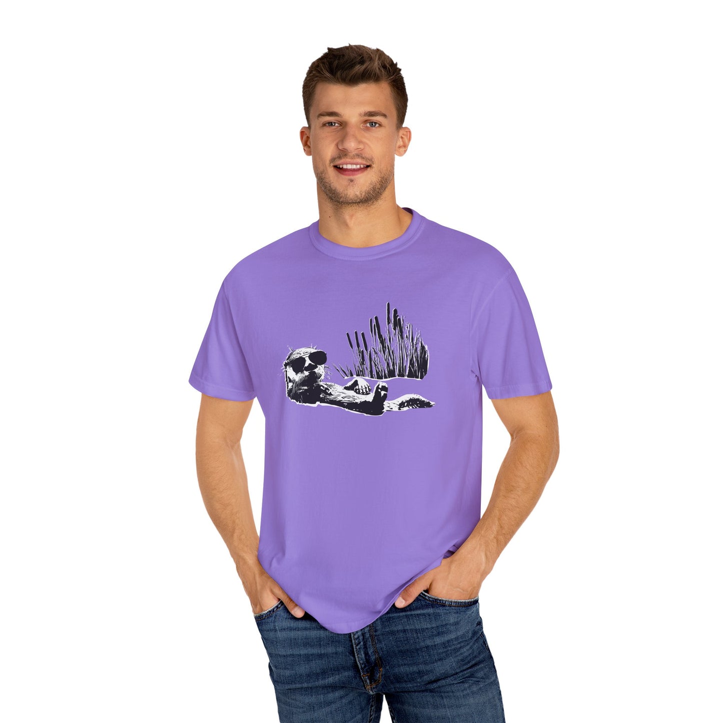 Otter Vibes: Unisex Comfort Colors T-Shirt by Crēk Life