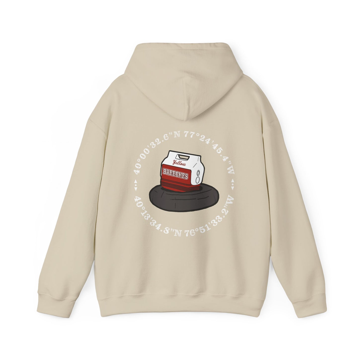 Breeches Unisex Heavy Blend Hooded Sweatshirt by Crēk Life (Gildan 18500)