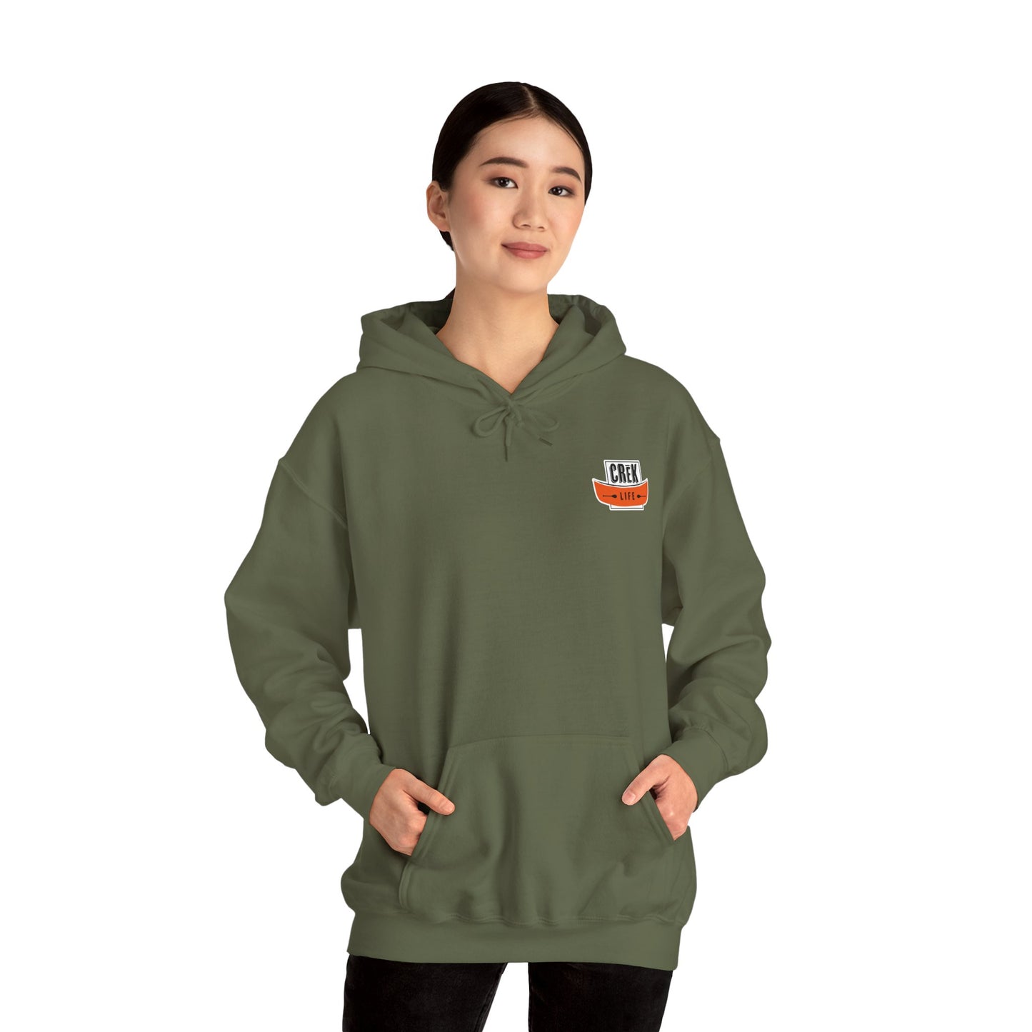 Breeches Unisex Heavy Blend Hooded Sweatshirt by Crēk Life (Gildan 18500)