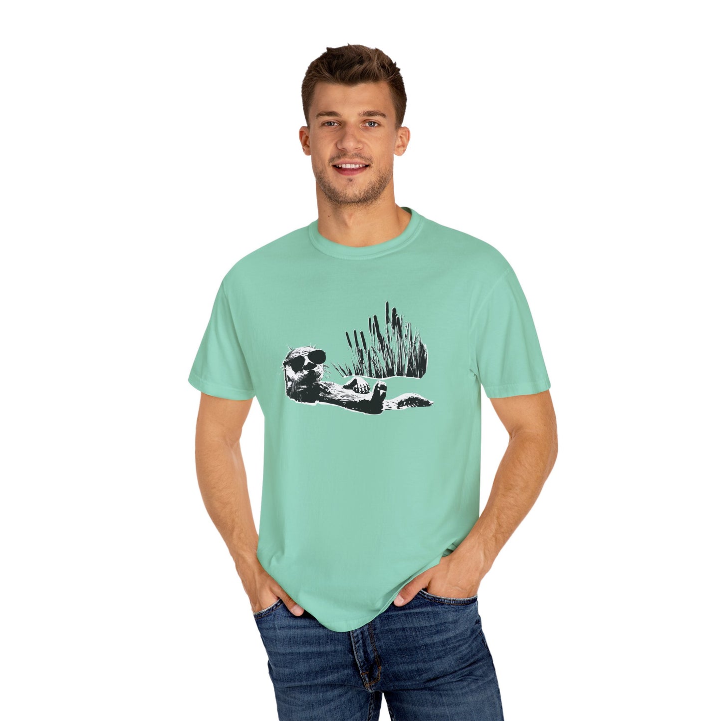 Otter Vibes: Unisex Comfort Colors T-Shirt by Crēk Life