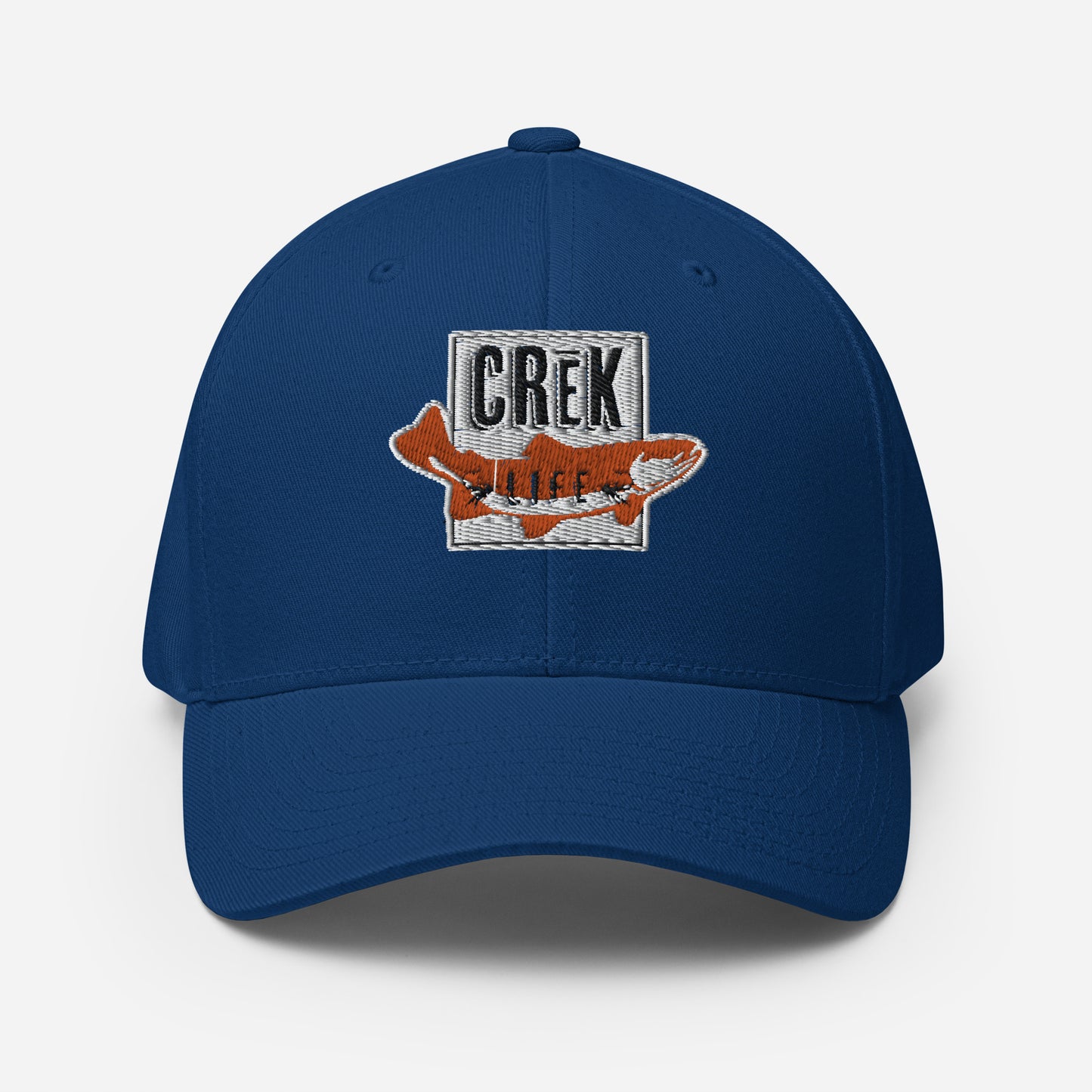 Crēk Life Trout Logo Stretch Fit Hat
